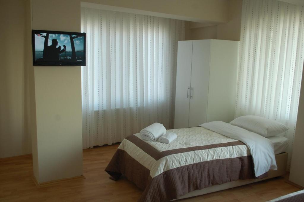 Flora Hotel Burhanli Zimmer foto